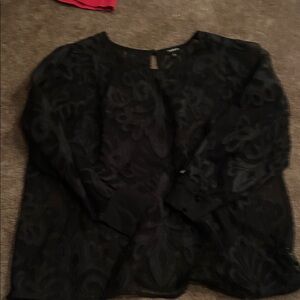Elegant Black Lace Women's Top torrid size 3, xxl top